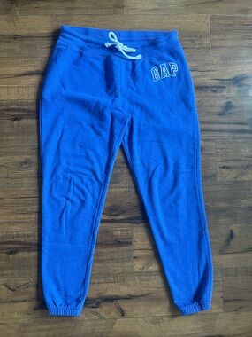2 pairs - GAP Fleece Jogger Pants - Royal Blue & Black